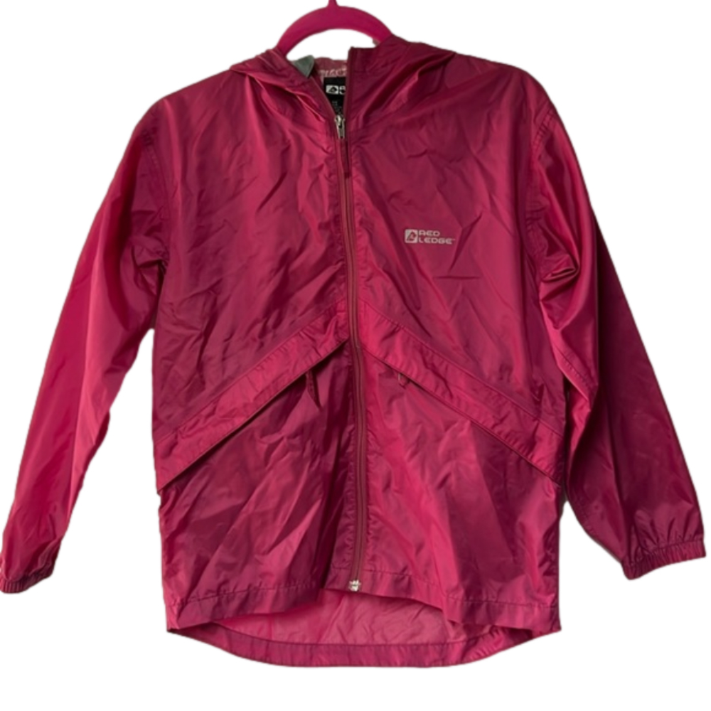 Women’s Red Ledge size L rain Jacket pink/raspberry color all seams sealed